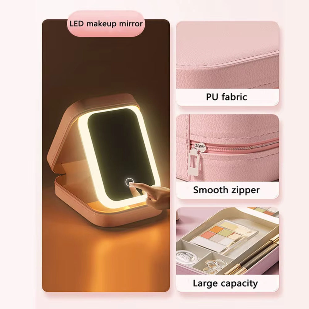 Miroir de maquillage à LED