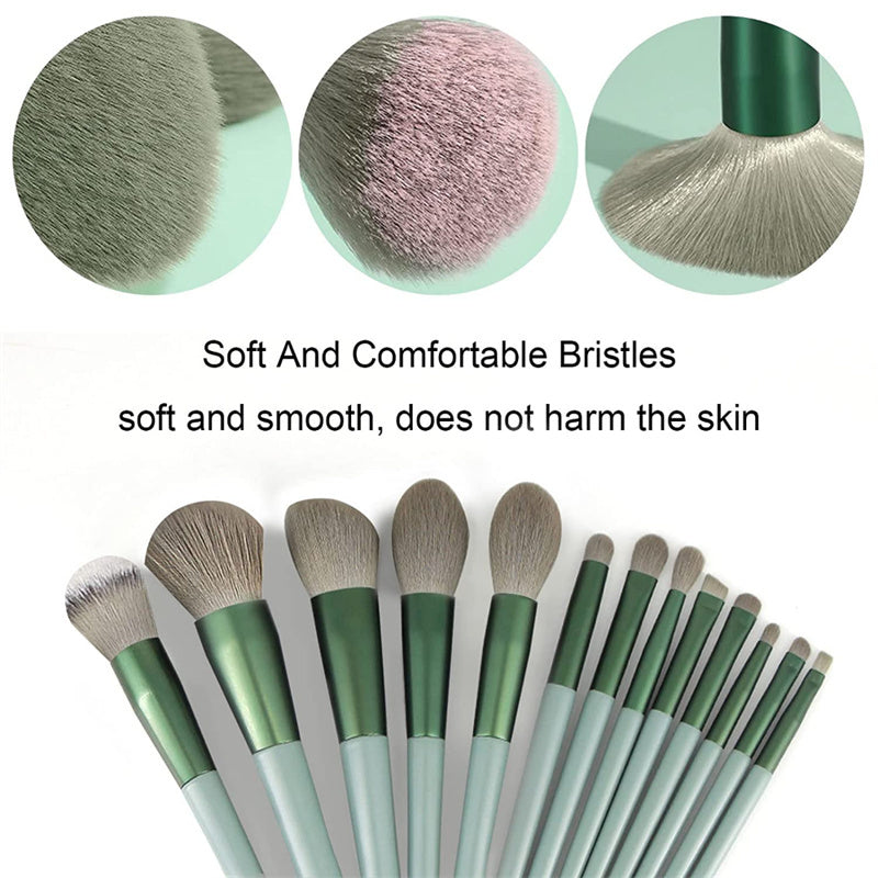 Set 13 Pinceaux Maquillage Pro – Teint & Yeux