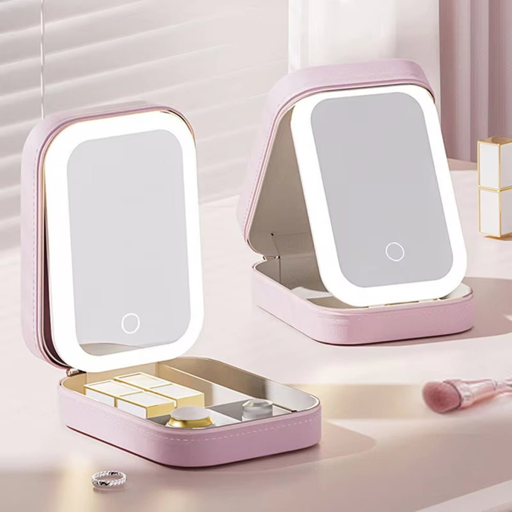 Miroir de maquillage à LED