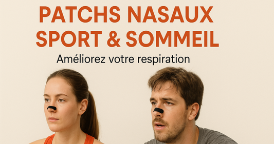Couple qui améliore sa respiration avec des patchs nasaux