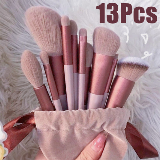 Set 13 Pinceaux Maquillage Pro – Teint & Yeux